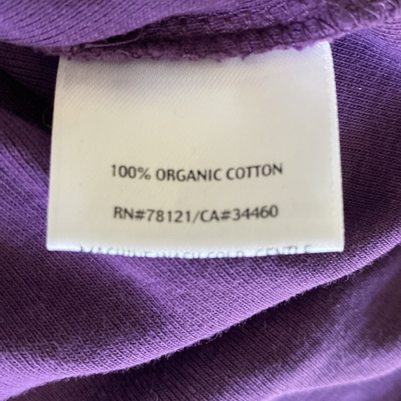 👑Regal Purple Scoop Neck Tee - Eileen Fisher - Picture 4 of 4